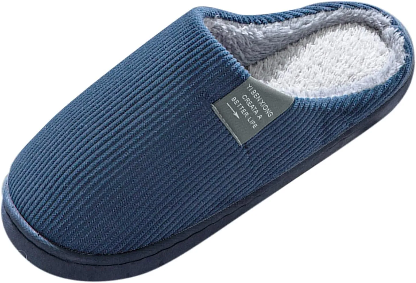 Arch Support Slippers Women Orthotic Fuzzy Platform House Slippers for Wome Men Memory Foam Outdoor Indoor Shoes