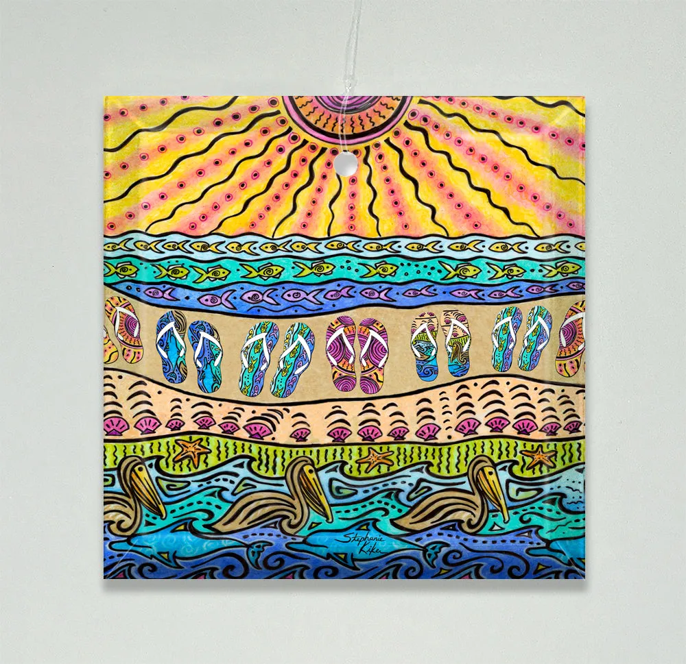Beach Time Ornament/Suncatcher