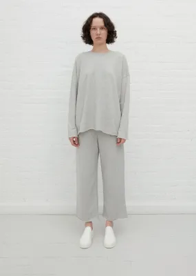 Cut Sweatshirt — Heather Grey