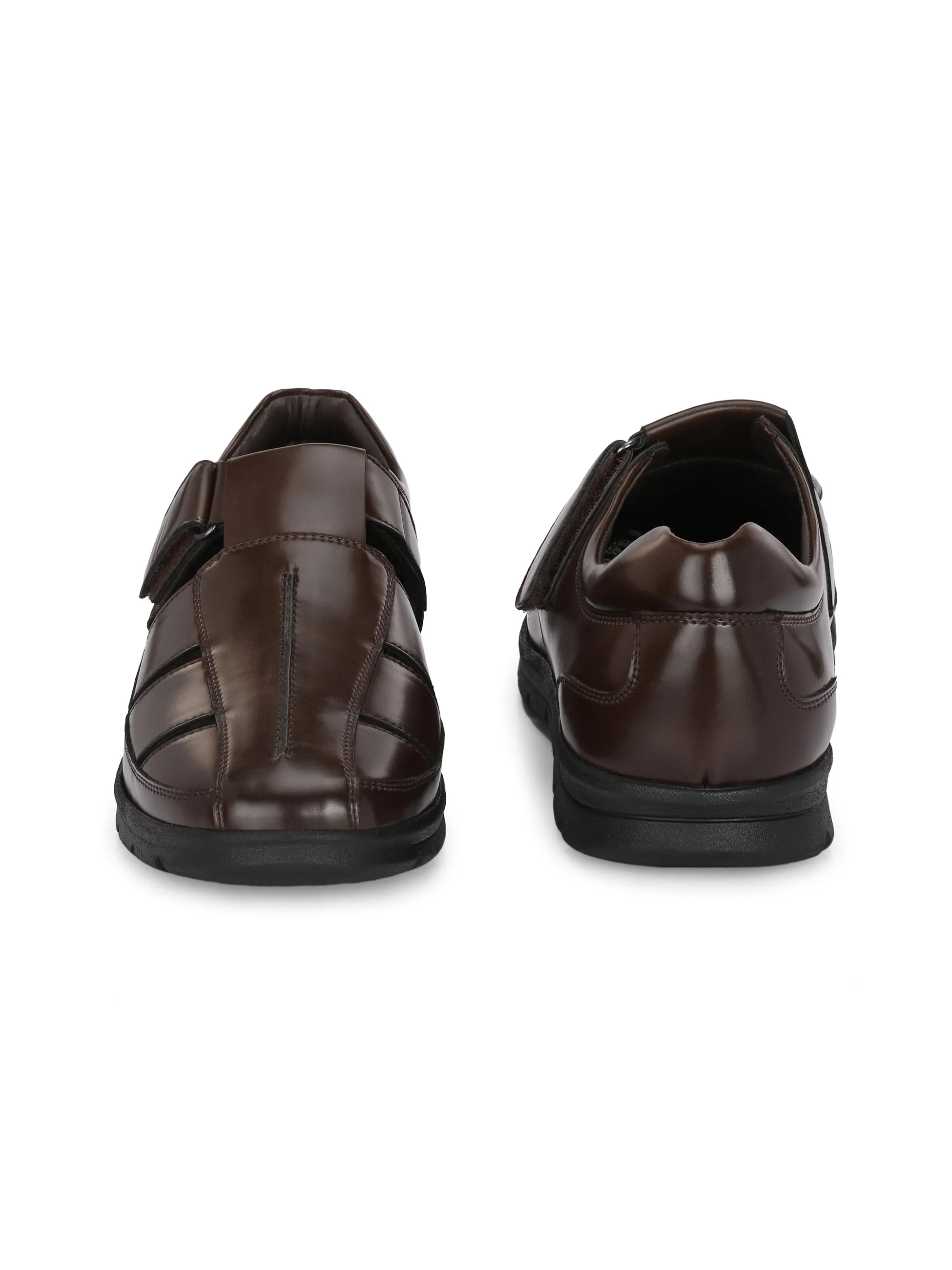 Essential Brown Multi-Strap Sandals