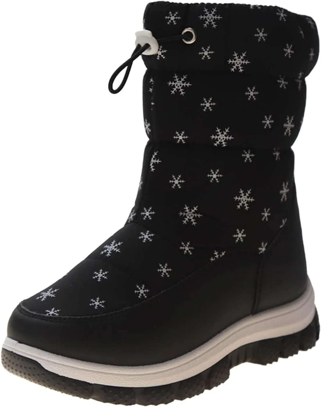 Fashion Winter Children Snow Boots For Boys And Girls Thick Soles Non Slip And Upper Mid Calf Boots Side Kids Warm