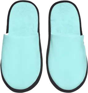House Slippers for Womens Men - light-aqua Soft House Shoes Fuzzy Slippers, Lightweight Slip-On Cozy House Slippers for Womens Indoor Outdoor