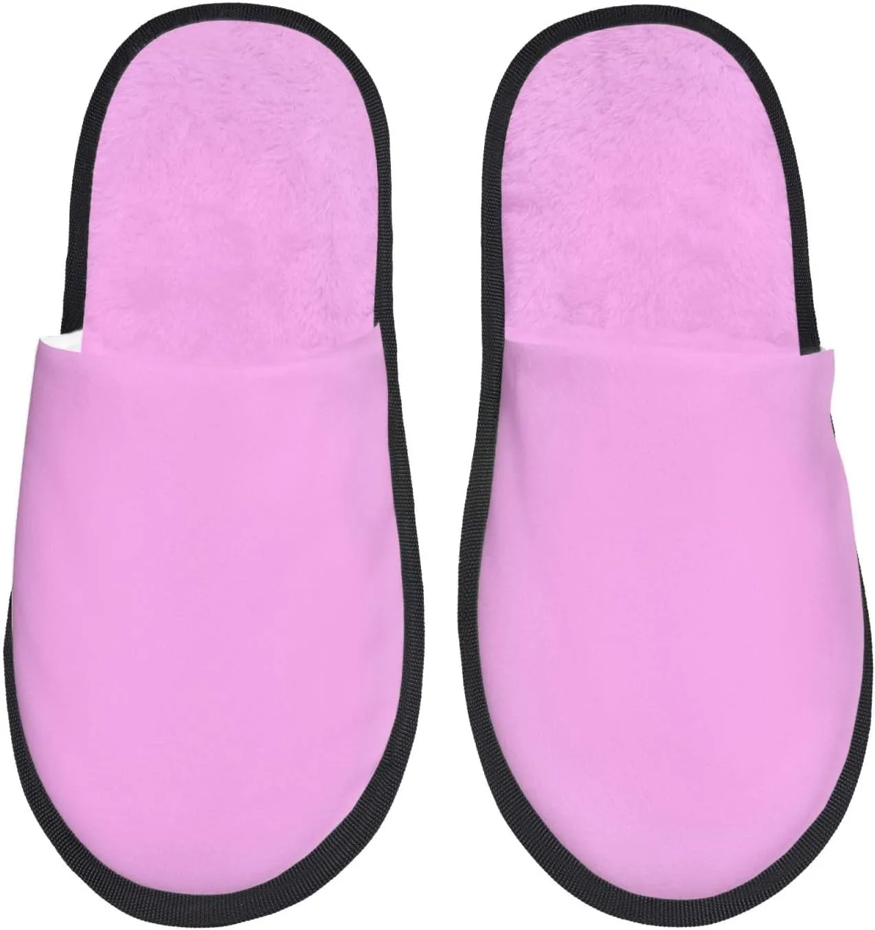 House Slippers for Womens Men - light-pink Soft House Shoes Fuzzy Slippers, Lightweight Slip-On Cozy House Slippers for Womens Indoor Outdoor