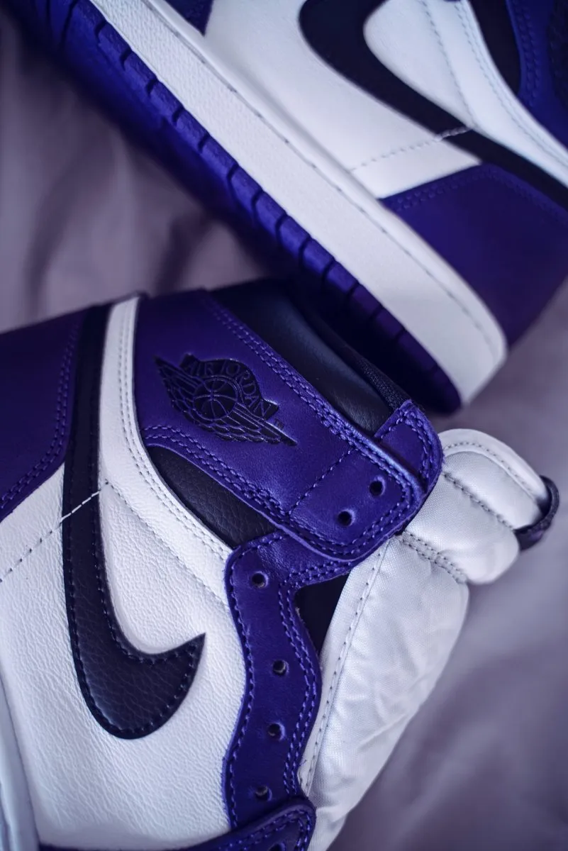Jordan 1 Retro High Court Purple White