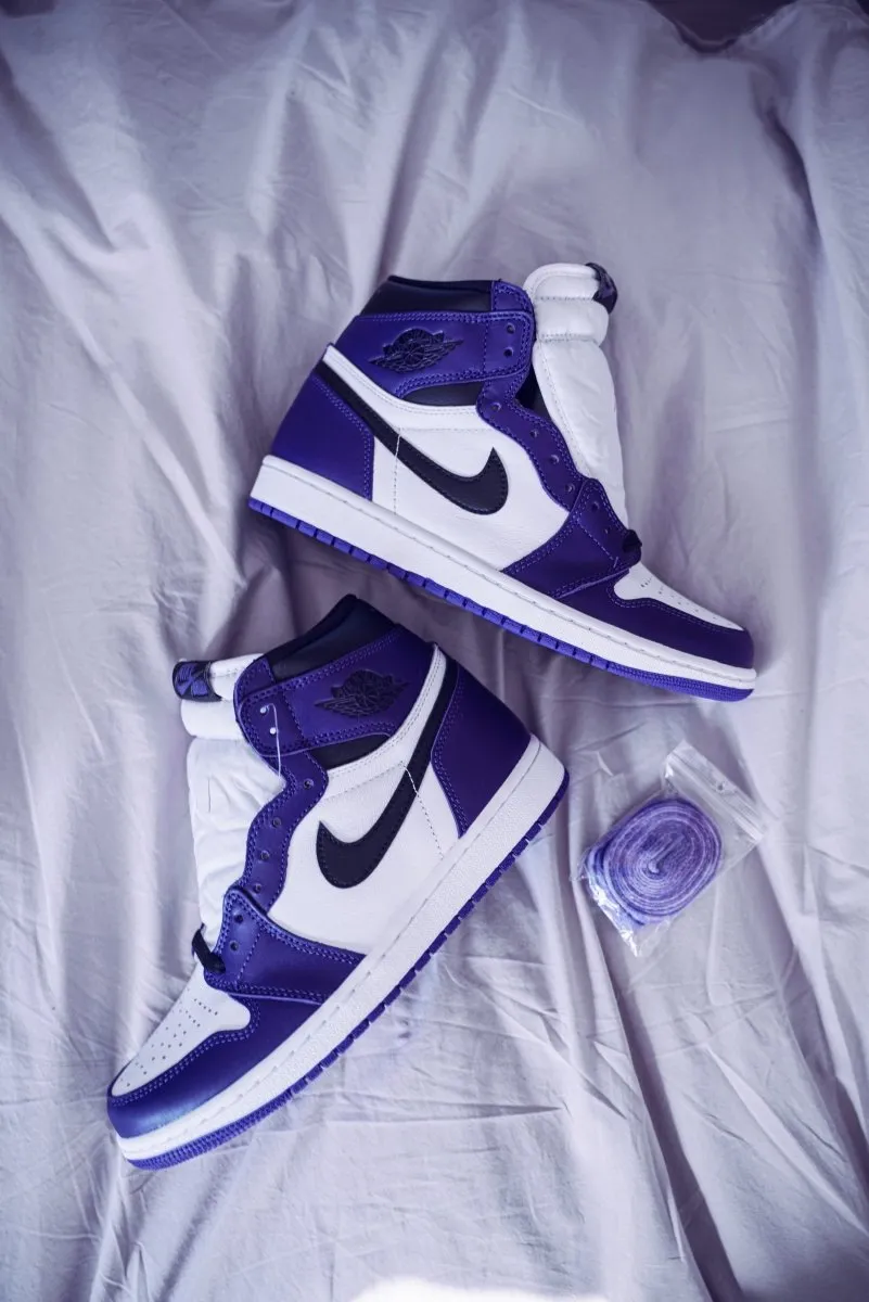 Jordan 1 Retro High Court Purple White