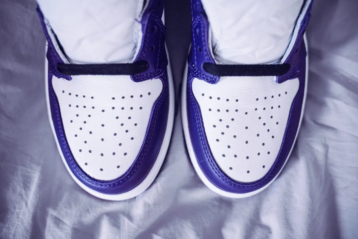 Jordan 1 Retro High Court Purple White