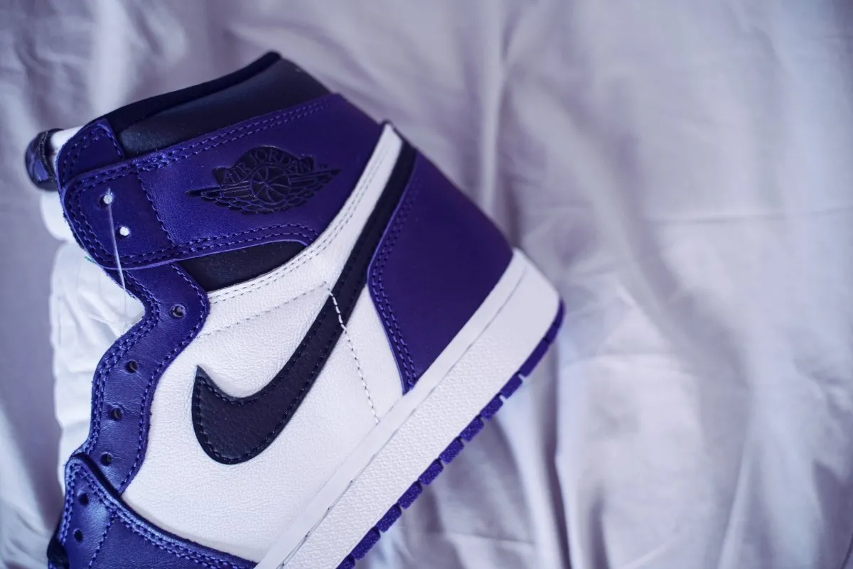 Jordan 1 Retro High Court Purple White