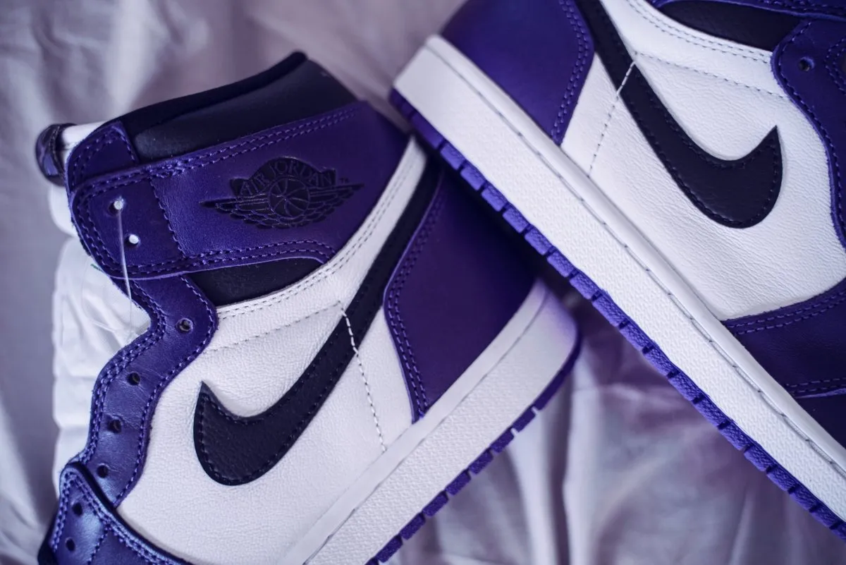 Jordan 1 Retro High Court Purple White