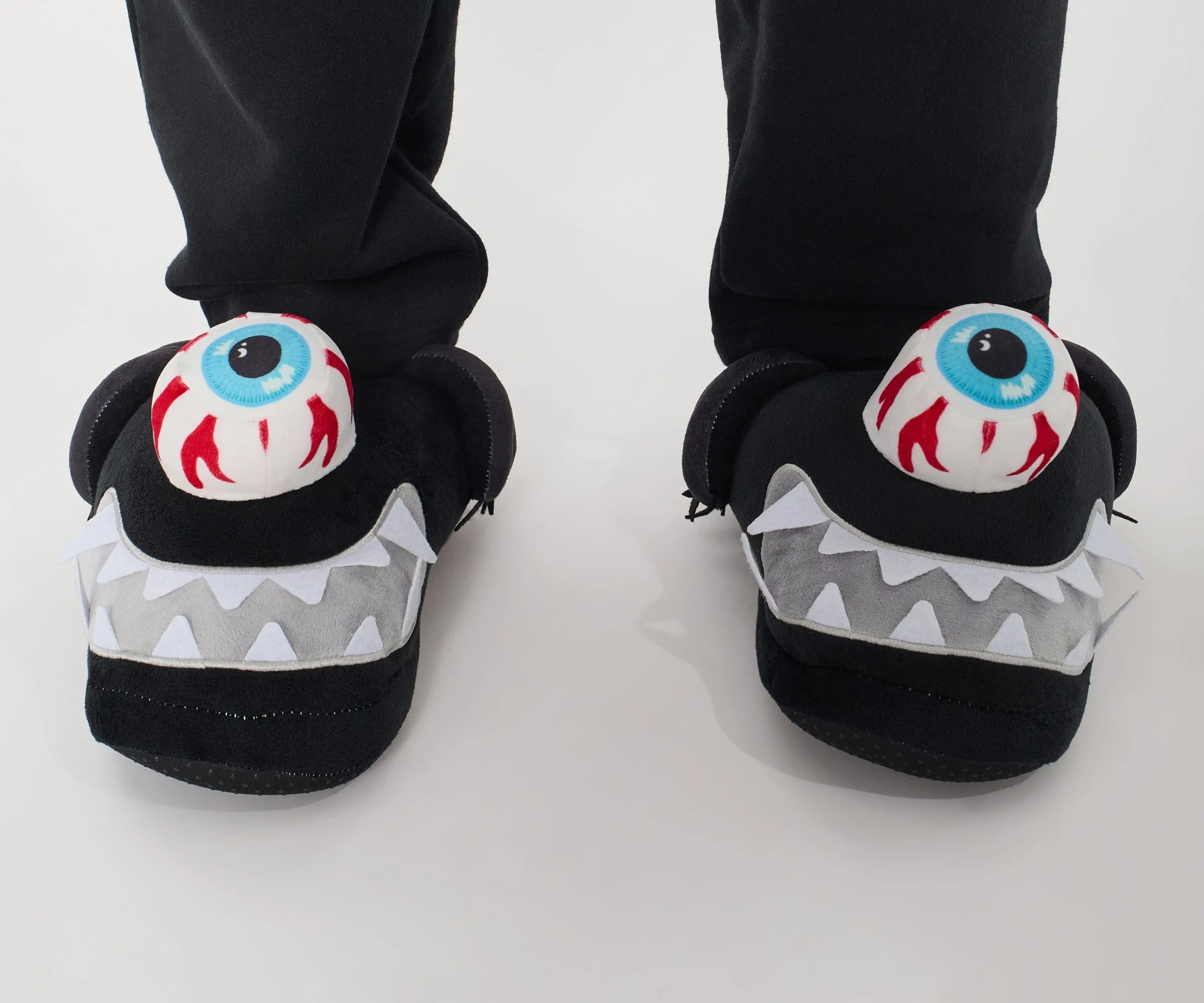 Keep Watch Slippers - Black