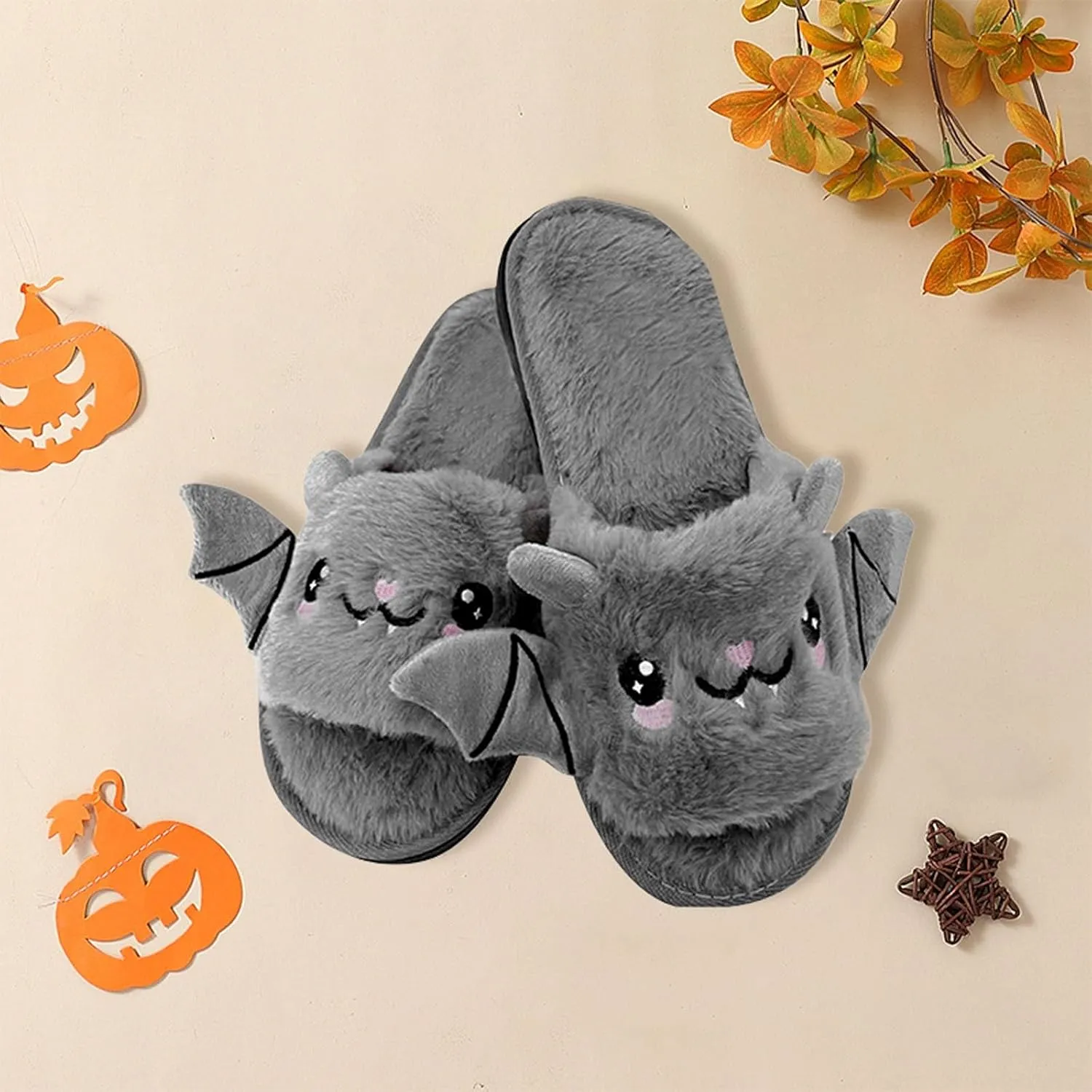 Kid Boys Girls House Slippers Fuzzy Slippers Party Indoor and Outdoor Slippers Slip On Bedroom Slippers