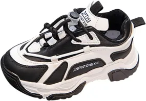 Kids Sneakers Boys Girls Lace-up Tennis Shoes Lightweight Breathable Walking Casual Sport Shoes for Size 4 Toddler Shoes