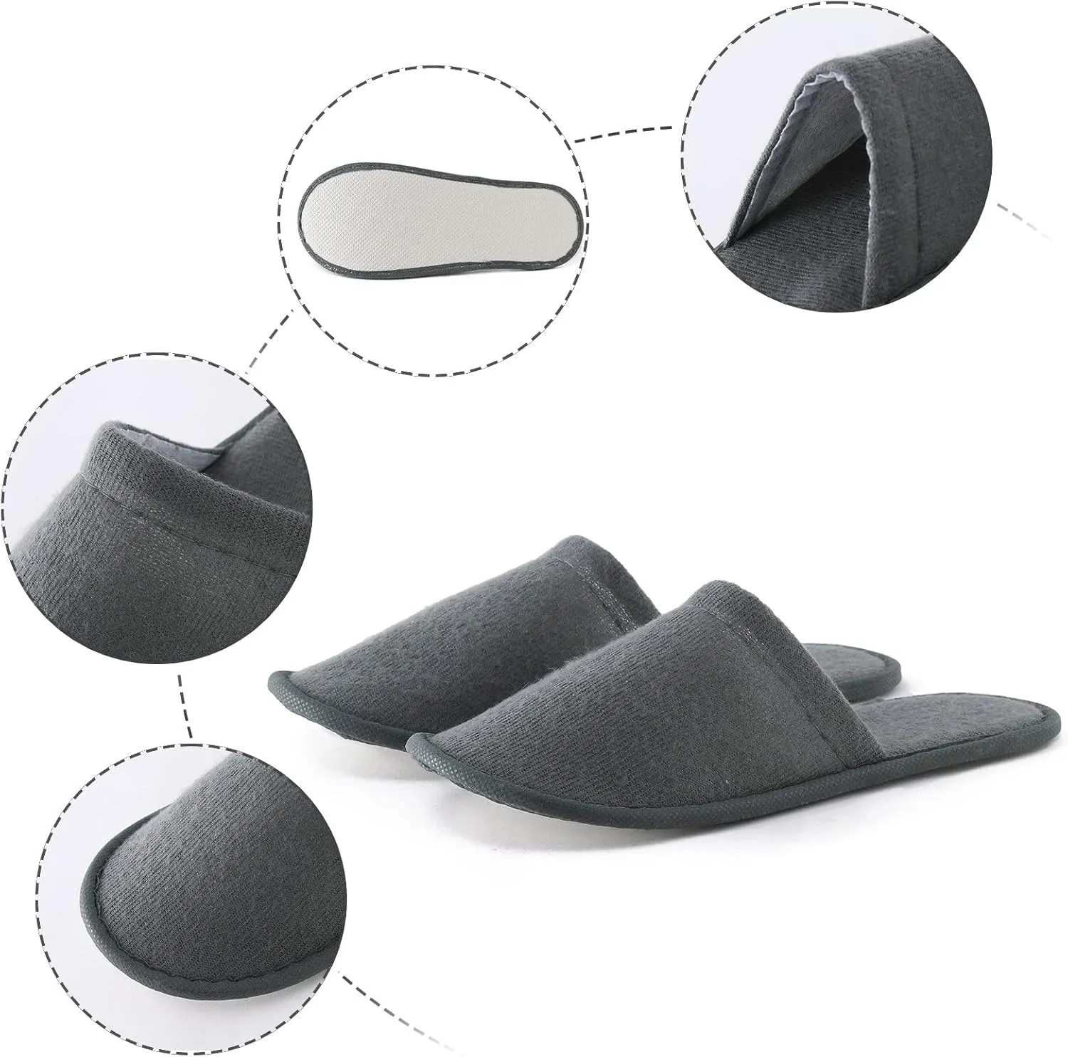 Men And Women Disposable Slippers Hotel Home Stay Coral Velvet Antiskid Sole Short Slipper Socks for Women