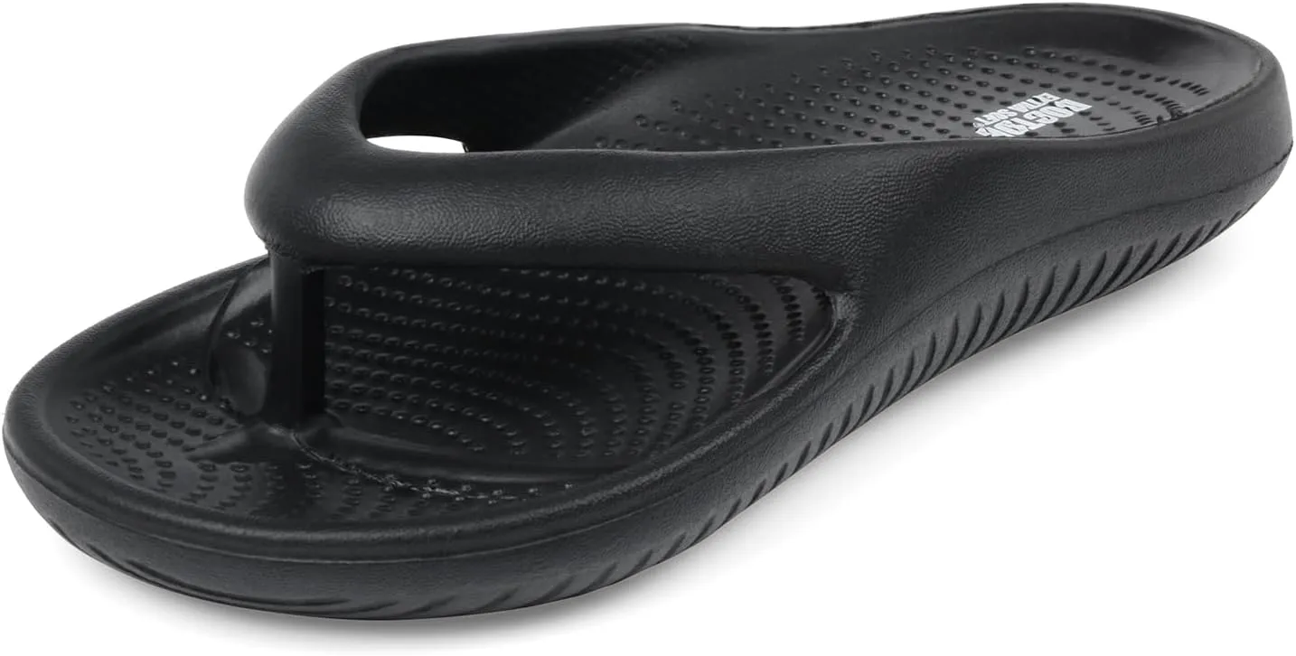 Men's Classic Casual Thong Slippers with Cushion FootBed for Adult |Comfortable & LightWeight | Stylish & Anti-Skid |Waterproof & Everyday Indoor Outdoor Flip Flops Gents/Boys D-506