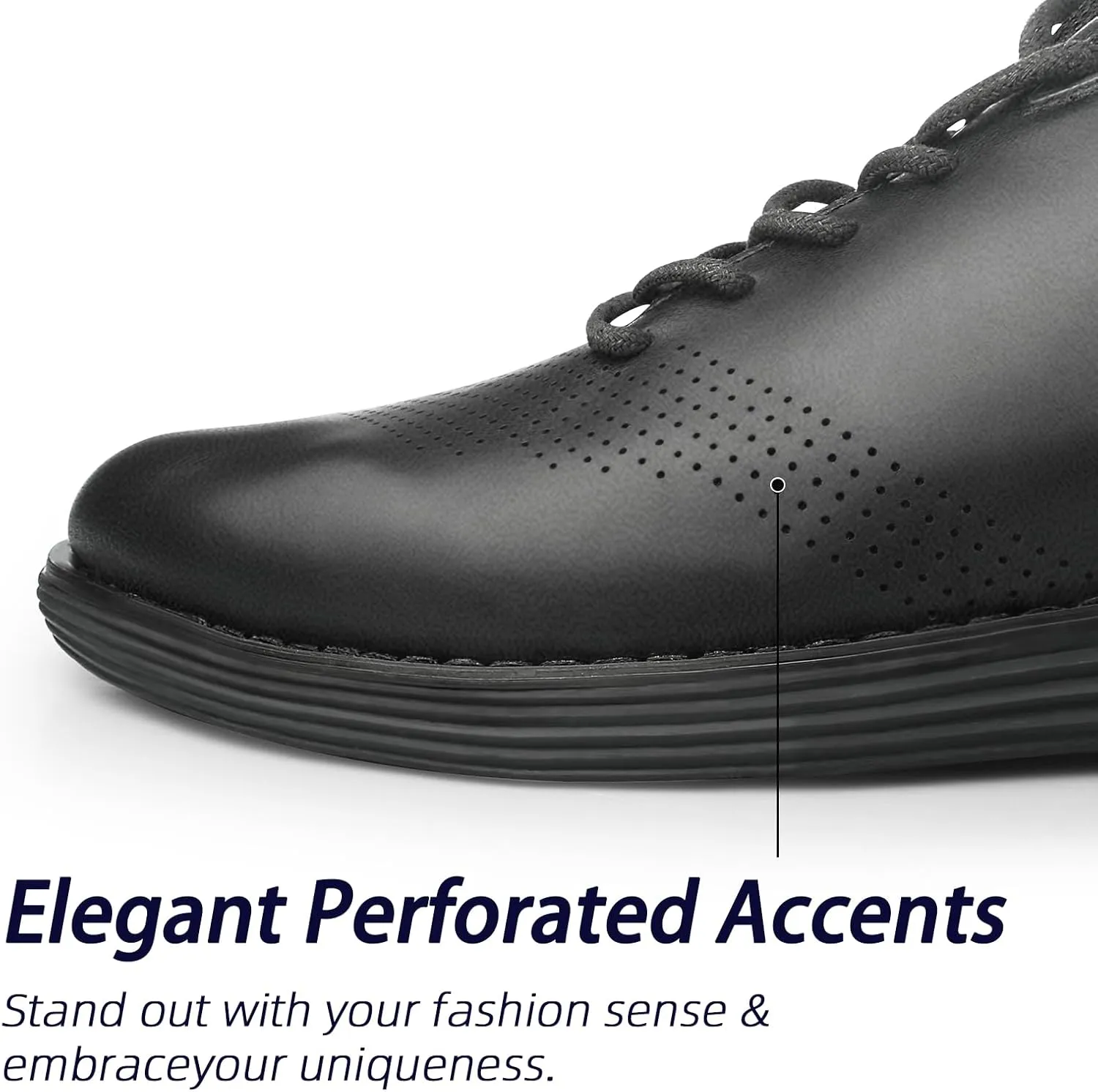 Men's Dress Oxford Shoes Formal Business Lace Up Walking Work Wedding Business Oxford Shoes