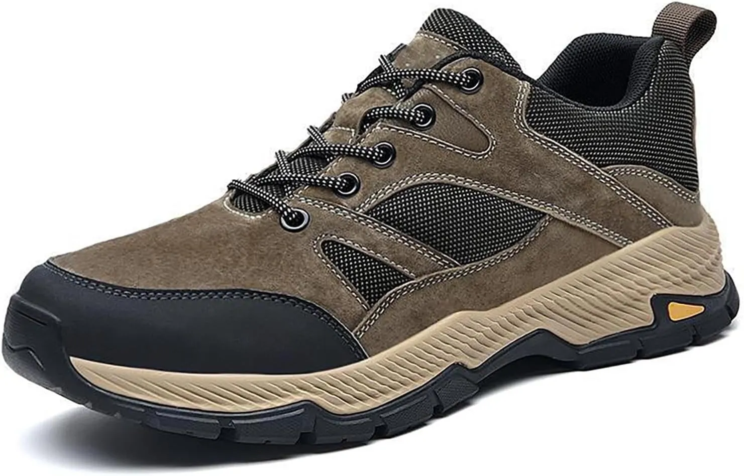 Mens Fashion Hiking Sneakers Orthopedic Walking Shoes 2025 Casual Summer Lace-up Breathable Closed Toe Athletic Outdoor Comfortable Non Slip Sport Shoe