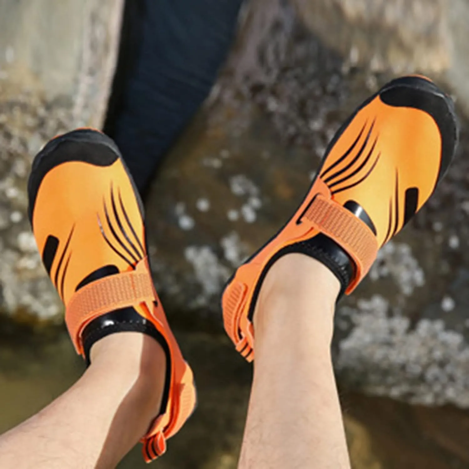 Mens Water Shoes Wide Width Slip on for Men Women Barefoot Water Shoes Men Womens Pool Shoes Quick Dry Water Sports Barefoot Shoes for Beach Swim Surf Yoga Exercise