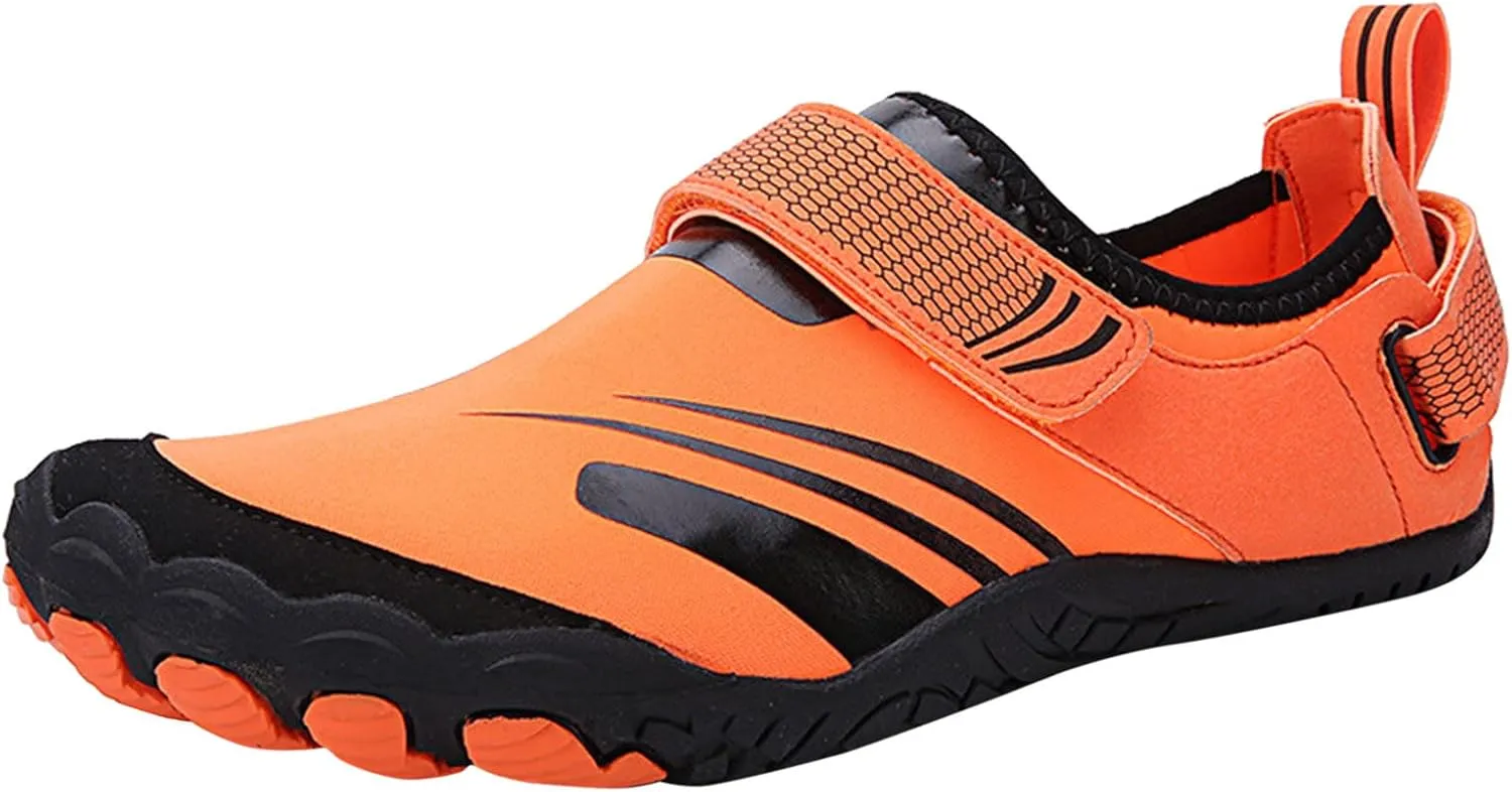 Mens Water Shoes Wide Width Slip on for Men Women Barefoot Water Shoes Men Womens Pool Shoes Quick Dry Water Sports Barefoot Shoes for Beach Swim Surf Yoga Exercise