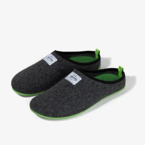 Mercredy Men's Slippers, Grey & Greeen
