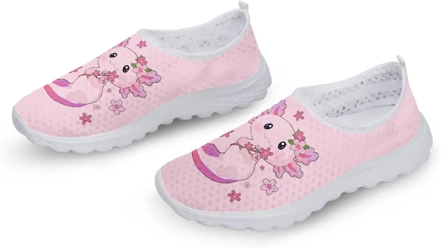 Mesh Sneaker Women Men Walking Shoes Slip On Non Slip US 5-12 Sports Activewear
