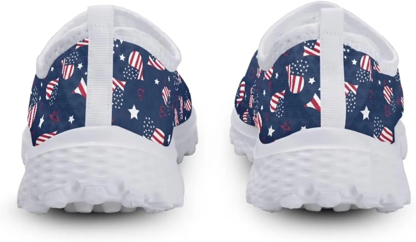 Mesh Sneaker Women Men Walking Shoes Slip On Non Slip US 5-12 Sports Activewear