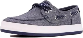 Nautica Kid's Spinnaker Youth Boat Shoe Casual Loafer 2 Eye Lace (Little Kid/Big Kid)