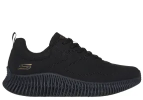 Pantofi sport, dama, SKECHERS BOBS GEO-HOW MARVELOUS 117422-BBK negru, piele ecologica