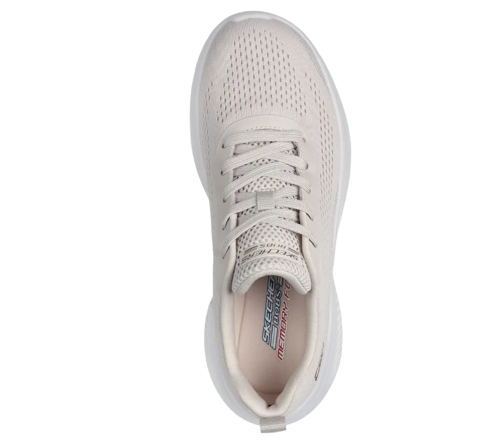 Pantofi sport, dama, SKECHERS BOBS INFINITY, 117550-NAT bej, textil