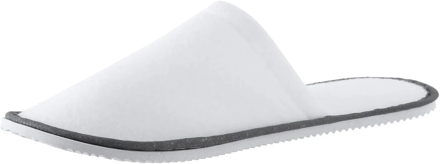 Roorsily Disposable Slippers for Men and Women Solid Flat Soled Slippers Hotel Home Lightweight Floor Slippers
