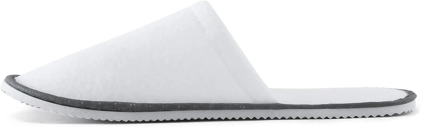 Roorsily Disposable Slippers for Men and Women Solid Flat Soled Slippers Hotel Home Lightweight Floor Slippers