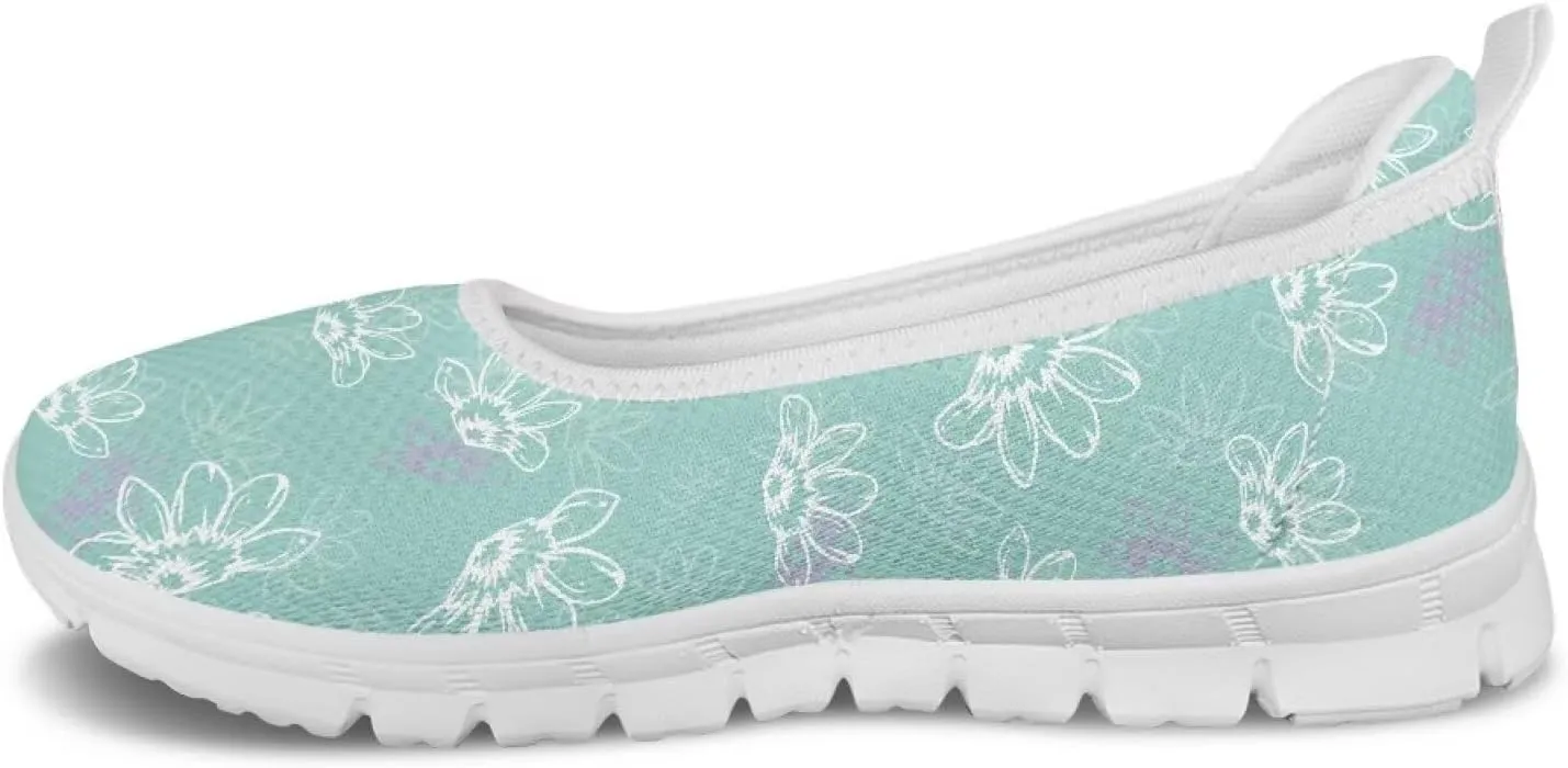 Slip On Casual Shoes Comfortable Lightweight Art Travel Shoes Ladies Flat Stylish Loafers SizeUS 6-11