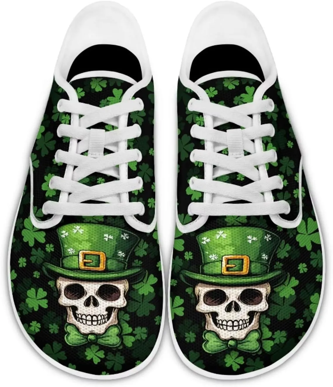 St. Patrick's Day Women's Leisure Shoes Business Flat Walking Sneakers Travel Work Business Loafer