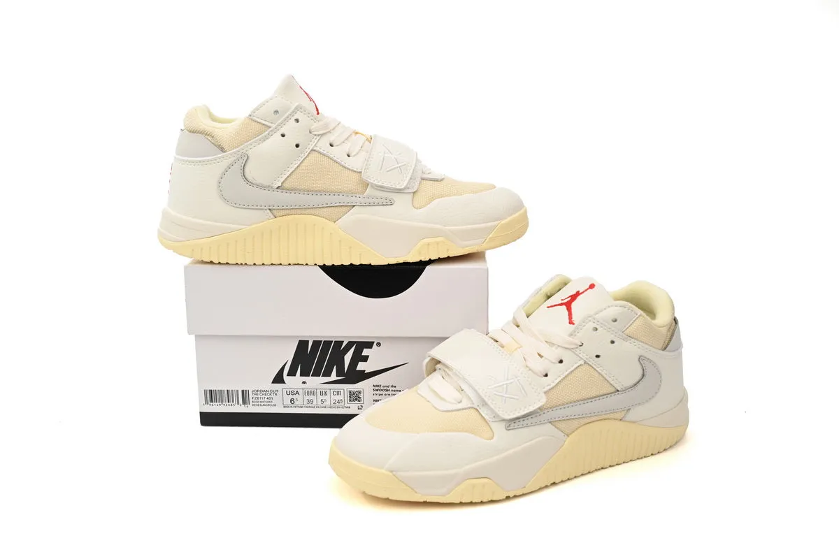 TRAVIS SCOTT - AIR JORDAN JUMPMAN JACK TR " WHITE CREAM "
