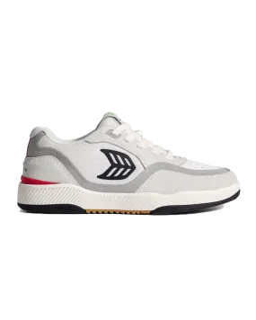 Uba Pro Shoes in Smoke White, Red & Black