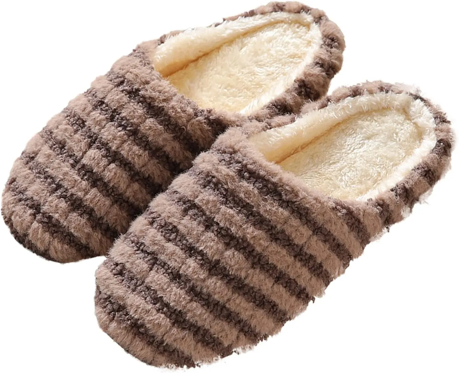Wedge Winter Slippers For Women Indoor Christmas Slippers For Women Size 11 Fuzzy Plush Soft Cozy Closed Toe Shoes