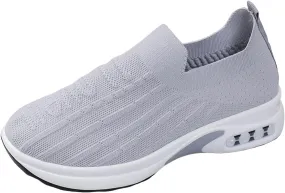 Women Walking Shoes with Arch Support Orthopedic Shoes for Women Sneakers for Women Running Shoes Slip On Casual Shoes Comfortable Fashion Tennis Shoes Mesh Lightweight Sneaker for Work
