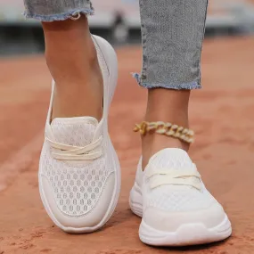 Womens Soft Sole Mesh Comfort Orthopedic Arch Support Slip Breathable Walking Wedges Sneakers Shoes