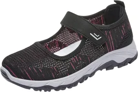 Womens Walking Shoes - Slip On Tennis Running Shoes Lightweight Work Sneakers for Indoor Outdoor Gym Women Walking Shoes with Arch Support, Orthotic Platform Sneakers Plantar Fasciitis Shoes Wide